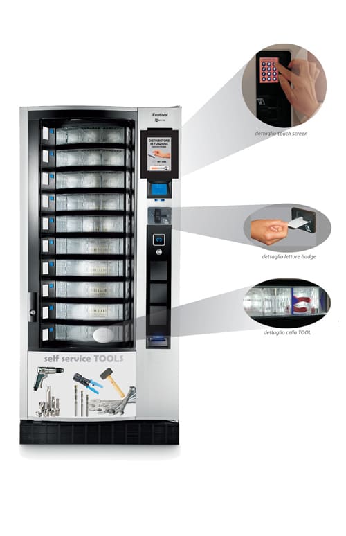 Distributore automatico utensili da lavoro