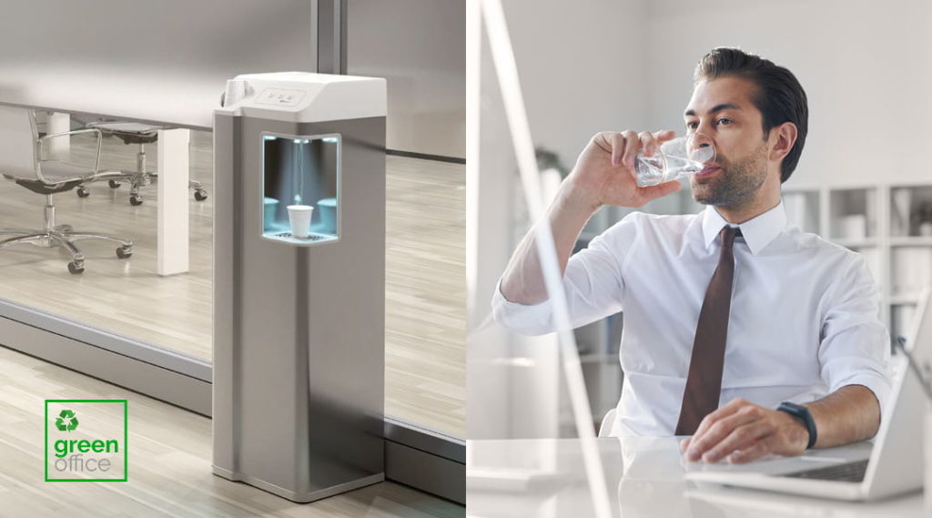 Erogatore acqua per ufficio aquality pou