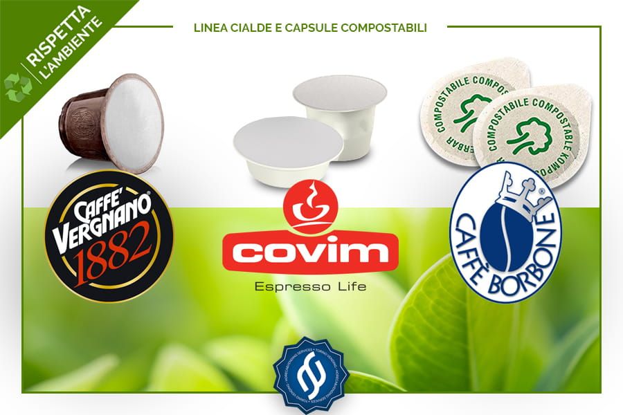 cialde e capsule caffè compostabili