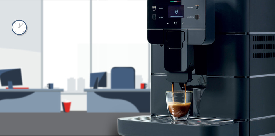 macchina da caffè ufficio saeco royal