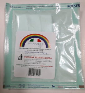 mascherina biomedicale in confezione singola