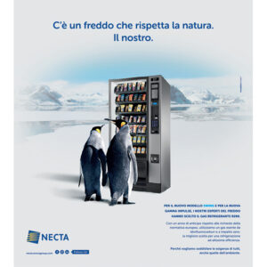 pubblicità necta vending swing