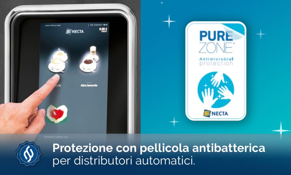 pellicola antibatterica distributori automatici