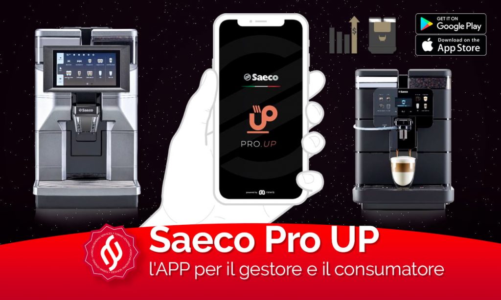 saeco pro up l'app per gestori e clienti