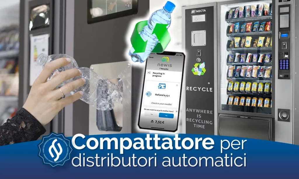 compattatore bottiglie plastica necta