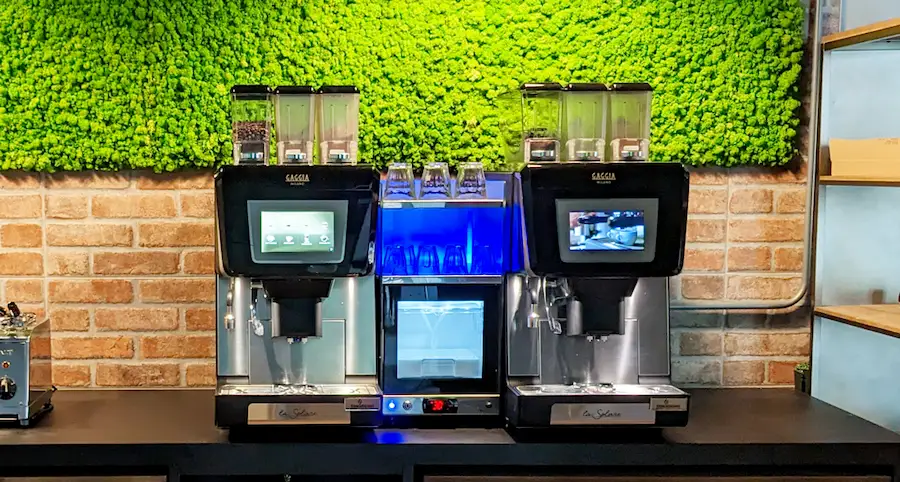 gaggia la solare con frigo latte fresco