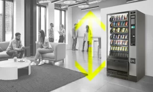 gusto 8 lift necta, distributore automatico snack and drink